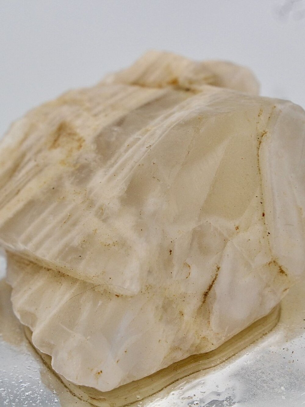 Green Moonstone Flash Raw Rough Stone Crystal Natural Rock Gem Healing 31.4g
